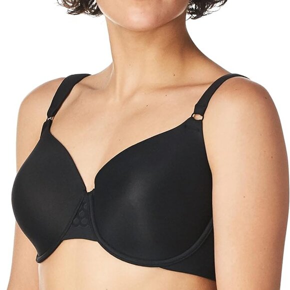Olga Women's to a Tee Contour Bra, Black  NWT 42DD - Picture 1 of 5